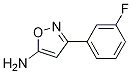 Structure of 5-AMino-3-(3-fluorophenyl)isoxazole