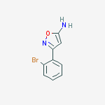 Structure of 5-AMino-3-(2-broMophenyl)isoxazole