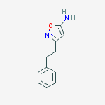 3-(2-phenylethyl)-1,2-oxazol-5-amine结构式