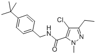 Structure of 4-Chloro-N-(4-tert-butylbenzyl)-3-ethyl-1-methyl-1H-pyrazole-5-carboxamide
