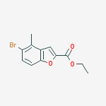 Structure of Ethyl 5-broMo-4-Methylbenzofuran-2-carboxylate