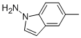 1H-Indol-1-amine,5-methyl-结构式