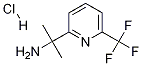 Structure of 2-(6-(trifluoromethyl)pyridin-2-yl)propan-2-amine hydrochloride