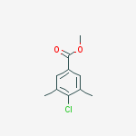 Methyl 4-chloro-3,5-dimethylbenzoate结构式