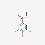 Methyl 4-iodo-3,5-dimethylbenzoate结构式