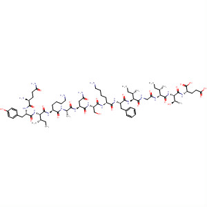 Structure of L-Glutamic acid,L-glutaminyl-L-tyrosyl-L-isoleucyl-L-lysyl-L-alanyl-L-asparaginyl-L-seryl-L-lysyl-L-phenylalanyl-L-isoleucylglycyl-L-isoleucyl-L-threonyl-