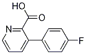 3-(4-Fluorophenyl)picolinic acid结构式