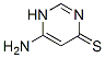 Structure of 4(3H)-Pyrimidinethione,6-amino-