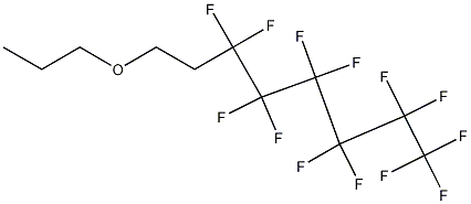 1,1,1,2,2,3,3,4,4,5,5,6,6-十三氟-8-(丙氧基)辛烷结构式