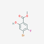 Structure of Methyl 4-bromo-5-fluoro-2-hydroxybenzoate
