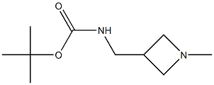 Structure of tert-butyl (1-methylazetidin-3-yl)methylcarbamate