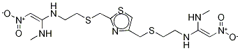 Structure of N1,N1'-[2,4-Thiazolediylbis(Methylenethio-2,1-ethanediyl)]bis(N'-Methyl-2-nitro-1,1-ethenediaMine)