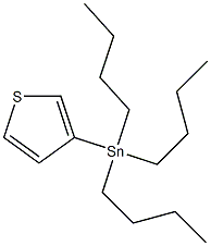 Structure of Stannane, tributyl-3-thienyl-