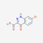 Structure of 7-Bromo-4-oxo-1,4-dihydrocinnoline-3-carboxylic acid
