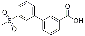 Structure of 3'-Methanesulfonyl-biphenyl-3-carboxylic acid