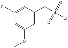 (3-chloro-5-methoxyphenyl)methanesulfonyl chloride结构式