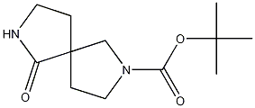 Structure of tert-butyl 6-oxo-2,7-diazaspiro[4.4]nonane-2-carboxylate