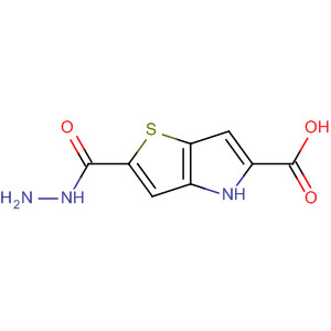Structure of 4H-Thieno[3,2-b]pyrrole-5-carboxylic acid, hydrazide