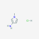 Structure of 1-methylpyrrol-3-amine;hydrochloride