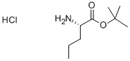 Structure of L-Norvaline tert-butyl ester hydrochloride
