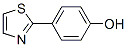 Structure of 4-(thiazol-2-yl)phenol