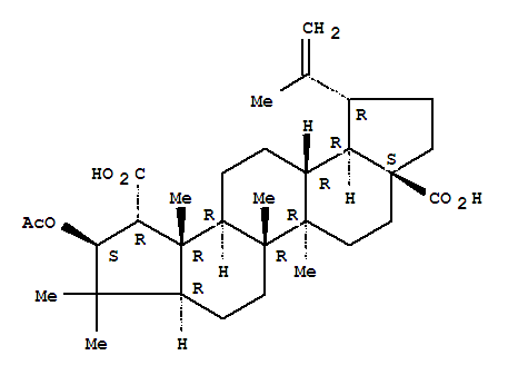 Structure of Ceathic acid acetate