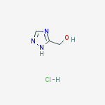 Structure of (1H-[1,2,4]Triazol-3-yl)-methanol hydrochloride