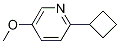 Structure of 2-cyclobutyl-5-Methoxypyridine