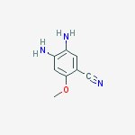 4,5-diamino-2-methoxybenzonitrile结构式