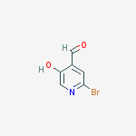 Structure of 2-bromo-5-hydroxypyridine-4-carbaldehyde
