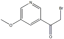 Structure of 2-BroMo-1-(5-Methoxy-pyridin-3-yl)-ethanone
