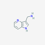 1H-pyrrolo[3,2-b]pyridin-3-ylmethanamine结构式
