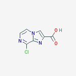 Structure of 8-chloroimidazo[1,2-a]pyrazine-2-carboxylic Acid