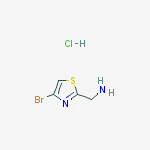 Structure of (4-bromo-1,3-thiazol-2-yl)methanamine;hydrochloride
