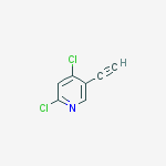 Structure of 2,4-dichloro-5-ethynylpyridine