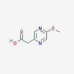 Structure of 2-(5-methoxypyrazin-2-yl)acetic acid
