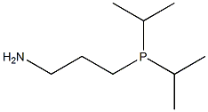 Structure of 3-(Di-i-propylphosphino)propylamine, min. 97% (10 wt% in THF)