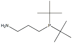 Structure of 3-(Di-t-butylphosphino)propylamine, min. 97% (10 wt% in THF)