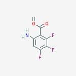 Structure of 6-amino-2,3,4-trifluorobenzoic acid