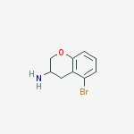 5-bromo-3,4-dihydro-2h-chromen-3-amine结构式