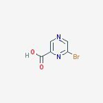 Structure of 6-broMopyrazine-2-carboxylic acid