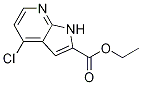 Structure of ethyl 4-chloro-1H-pyrrolo[2,3-b]pyridine-2-carboxylate