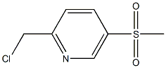 Structure of 2-(Chloromethyl)-5-(methylsulfonyl)pyridine