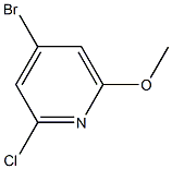Structure of 4-broMo-2-chloro-6-Methoxypyridine