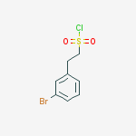 Structure of 2-(3-bromophenyl)ethanesulfonyl Chloride