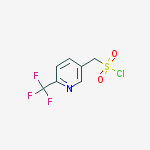 [6-(trifluoromethyl)pyridin-3-yl]methanesulfonyl Chloride结构式