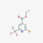 Structure of Ethyl 2-bromo-6-(trifluoromethyl)pyridine-4-carboxylate