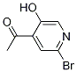 Structure of 1-(2-broMo-5-hydroxypyridin-4-yl)ethanone