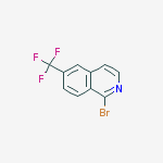 1-bromo-6-(trifluoromethyl)isoquinoline结构式