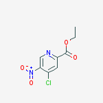Structure of Ethyl 4-chloro-5-nitropyridine-2-carboxylate